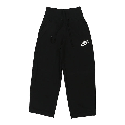 Vintage Nike Joggers - Small Black Cotton Blend