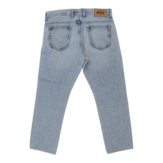 Vintage Rifle Jeans - 32W UK 12 Light Wash Cotton
