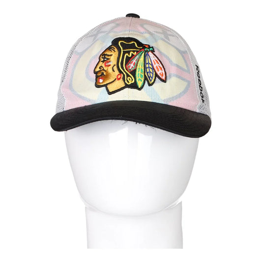 Vintage white Chicago Blackhawks Reebok Cap - mens no size