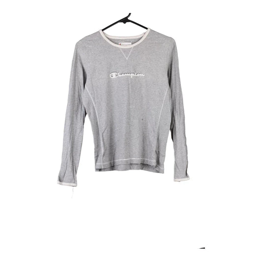 Vintage grey Champion Long Sleeve Top - womens large
