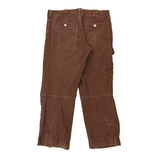 Vintage brown Armani Jeans Cord Trousers - womens 30" waist