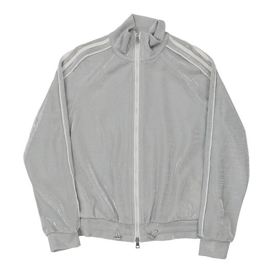 Vintage Ermanno Scervino Track Jacket - Small Grey Polyester