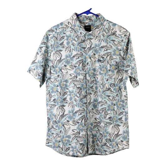 Vintage Unbranded Floral Hawaiian Shirt - Large Multicoloured Viscose Blend