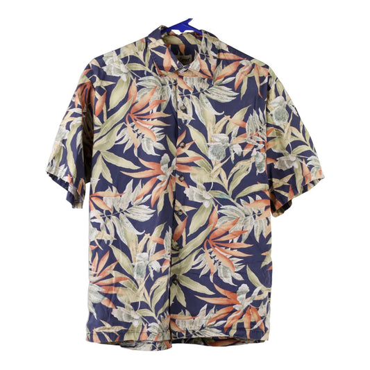 Vintage Cooke Street Floral Hawaiian Shirt - Medium Multicoloured Viscose Blend