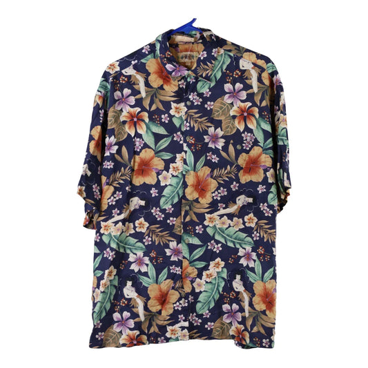 Vintage multicoloured Campia Hawaiian Shirt - mens large