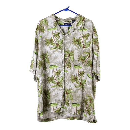 Vintage Puritan Floral Hawaiian Shirt - 2XL Multicoloured Viscose Blend