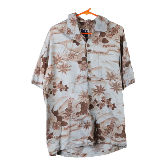 Vintage blue Toes On The Nose Hawaiian Shirt - mens large