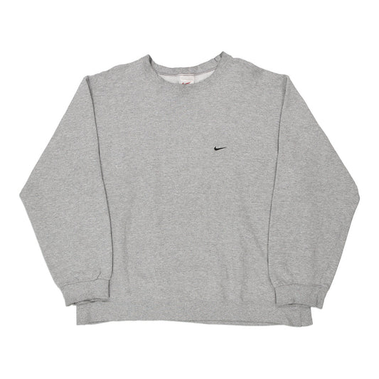 Vintage grey Nike Sweatshirt - mens x-large