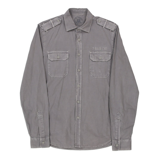 Vintage grey Gas Shirt - mens medium