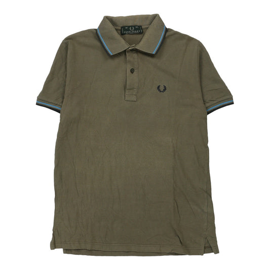 Vintage khaki Fred Perry Polo Shirt - mens medium
