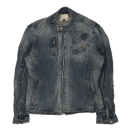 Vintage blue Regole Denim Jacket - womens xx-large