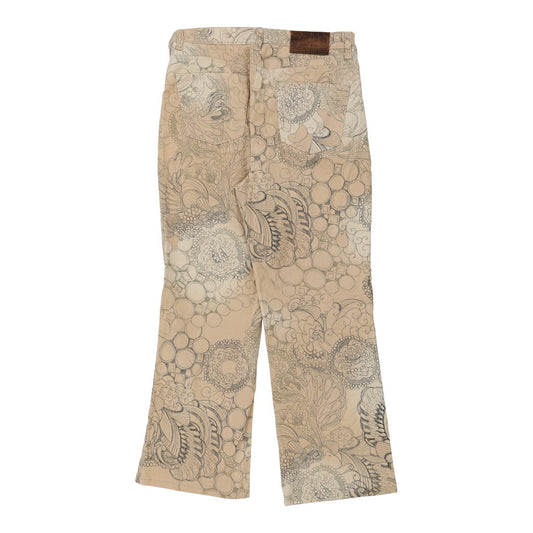 Vintage beige Trussardi Trousers - womens 30" waist
