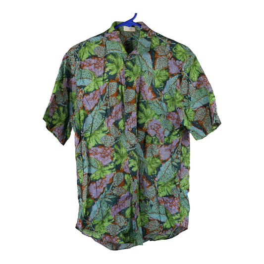 Vintage green Tomas Short Sleeve Shirt - mens medium