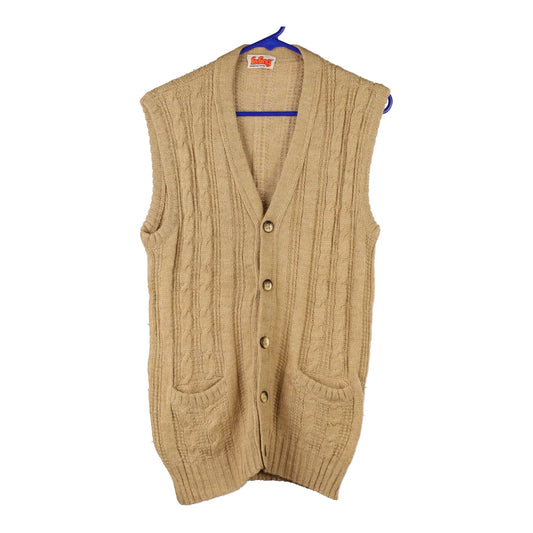 Vintage brown Feeling Sweater Vest - womens medium