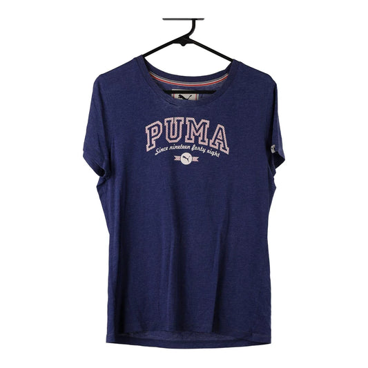 Vintage Puma T-Shirt - XL Purple Cotton