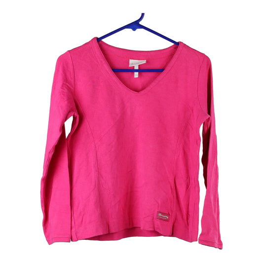 Vintage pink Champion Long Sleeve Top - womens small