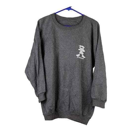Vintage Pickwick Sweatshirt - Large Grey Cotton