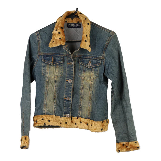 Vintage dark wash Intrama Denim Jacket - womens small