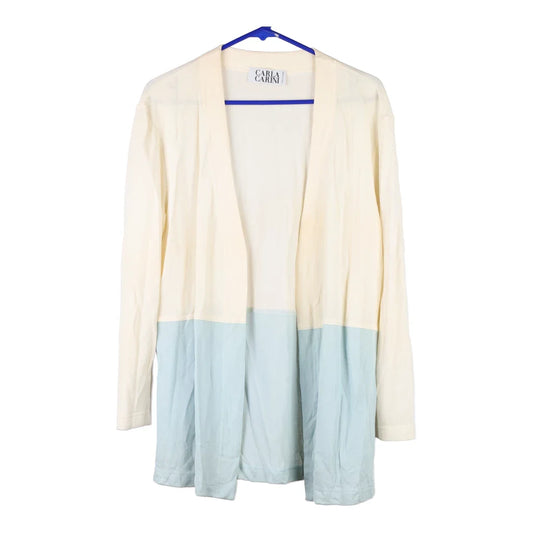 Vintage beige Carla Carini Blouse - womens medium