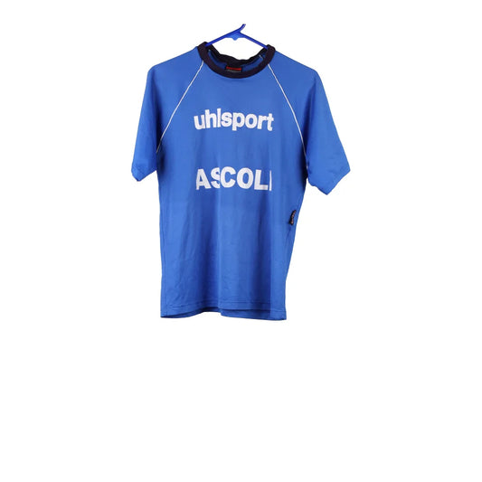 Vintage blue Ascoli Unisport Football Shirt - mens small