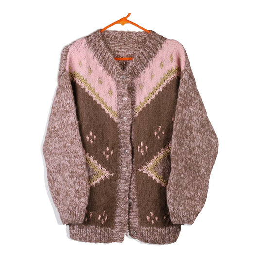 Vintage pink Unbranded Cardigan - womens large