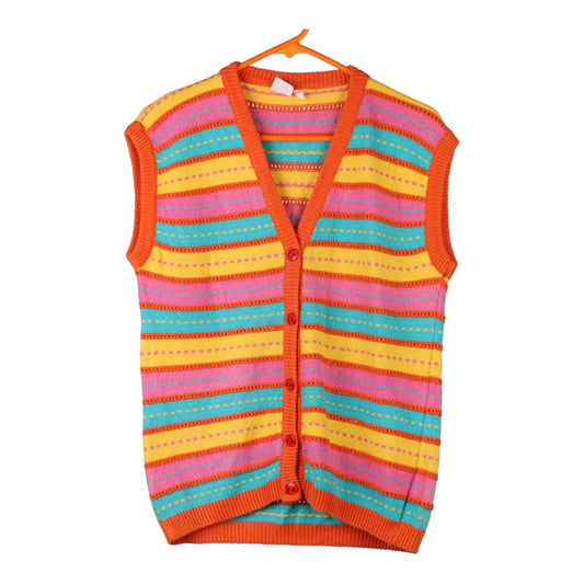 Vintage multicoloured Age 14 Unbranded Sweater Vest - girls large