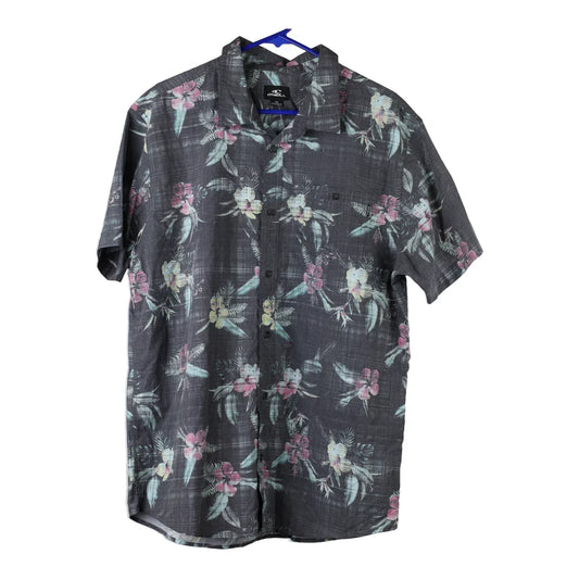 Vintage grey O'Neill Hawaiian Shirt - mens x-large