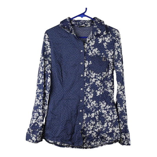 Vintage navy Coconuda Hawaiian Shirt - womens medium