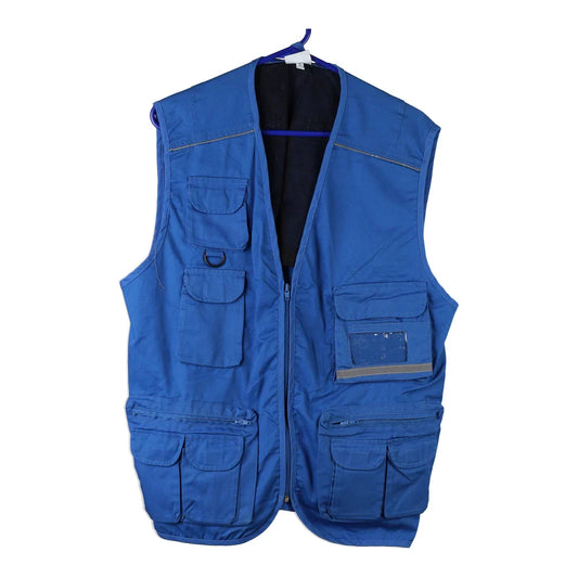 Vintage blue Unbranded Gilet - mens large