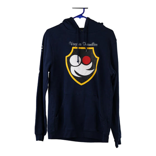 Vintage Virginia Friendlies Adidas Hoodie - Small Navy Cotton