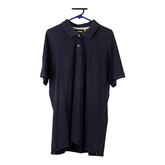 Vintage navy Diadora Polo Shirt - mens xxx-large