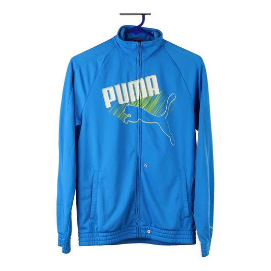 Vintage Age 13-14 Puma Track Jacket - XL Blue Polyester