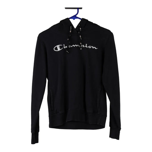 Vintage black Champion Hoodie - womens medium