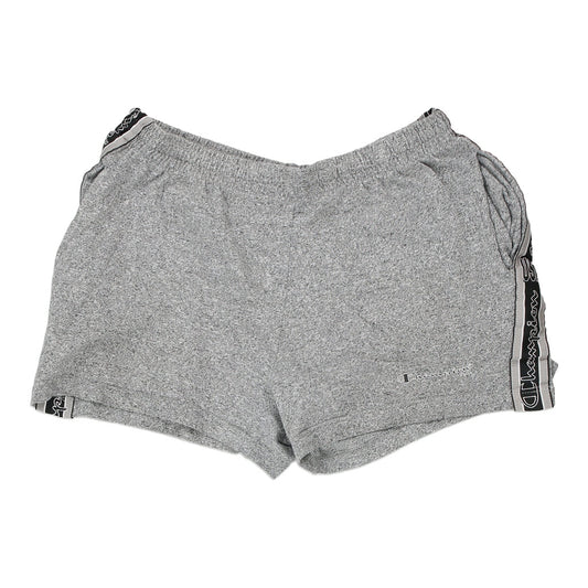 Vintage Champion Sport Shorts - Medium Grey Cotton Blend