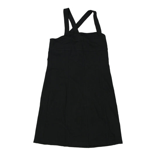 Vintage Lacoste Mini Dress - Medium Black Cotton