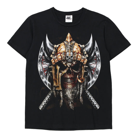 Vintage Urban Apparel Graphic T-Shirt - Medium Black Cotton