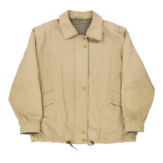 Vintage Unbranded Jacket - Large Beige Cotton