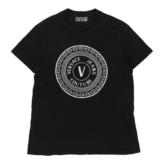 Vintage black Versace Jeans Couture T-Shirt - mens medium