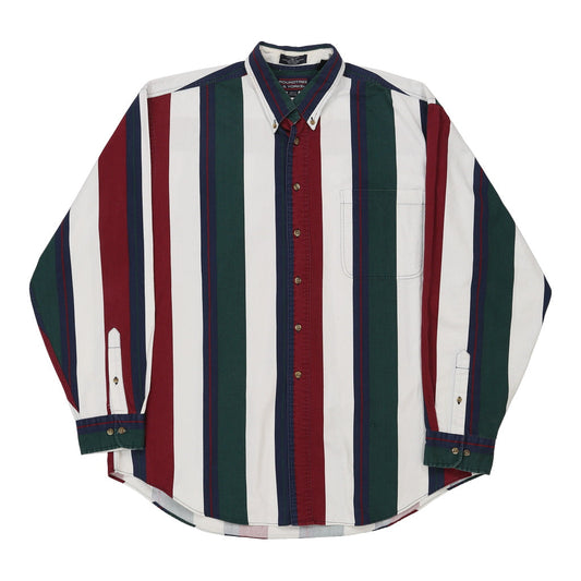 Vintage Roundtree & Yorke Striped Shirt - 2XL Multicoloured Cotton
