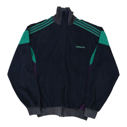 Vintage navy Adidas Zip Up - mens large