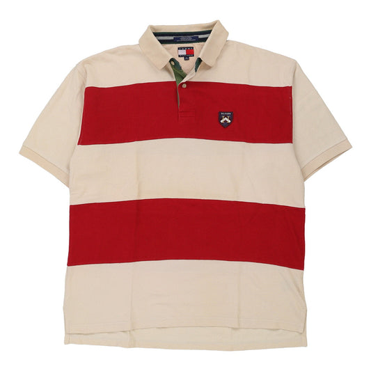 Vintage block colour Tommy Hilfiger Polo Shirt - mens x-large