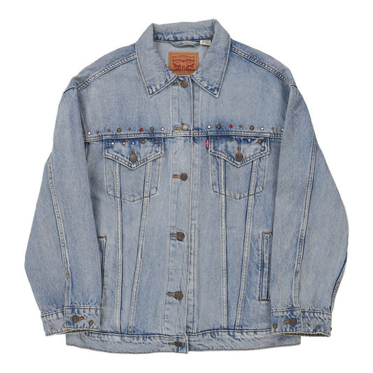 Vintage Levis Denim Jacket - Large Blue Cotton