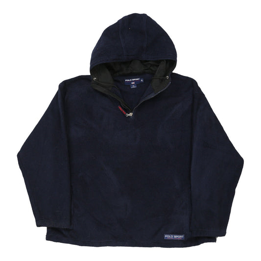 Vintage Polo Sport Fleece - XL Navy Polyester
