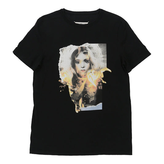Vintage Maison Margiela Graphic T-Shirt - XS Black Cotton