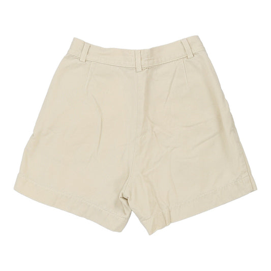 Vintage Mash Shorts - 26W UK 8 Yellow Cotton