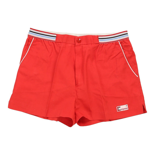 Vintage Cosmos Shorts - Medium Red Cotton