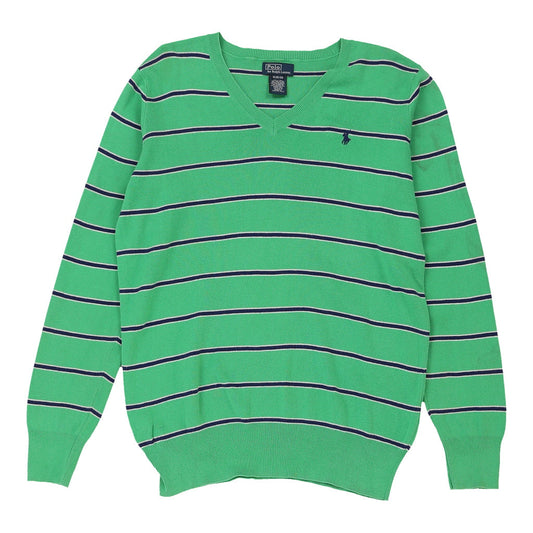 Vintage green Age 13-14 Ralph Lauren Jumper - mens x-large