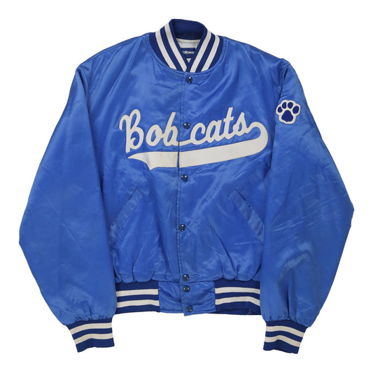 Vintage blue Bobcats Holloway Baseball Jacket - mens x-large