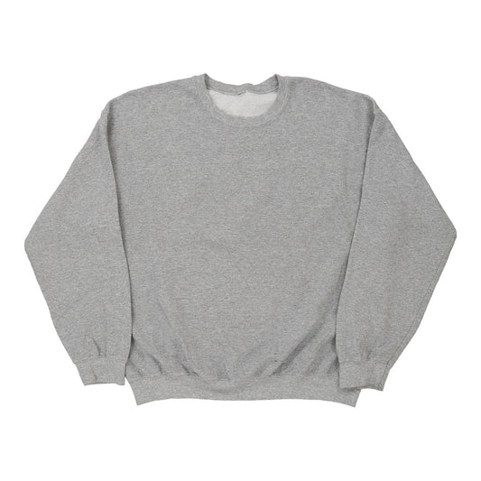Vintage grey Unbranded Sweatshirt - mens x-large