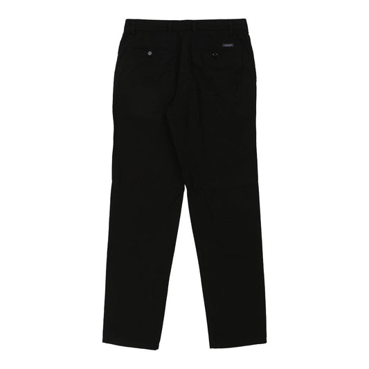 Vintage black Wampum Trousers - mens 35" waist